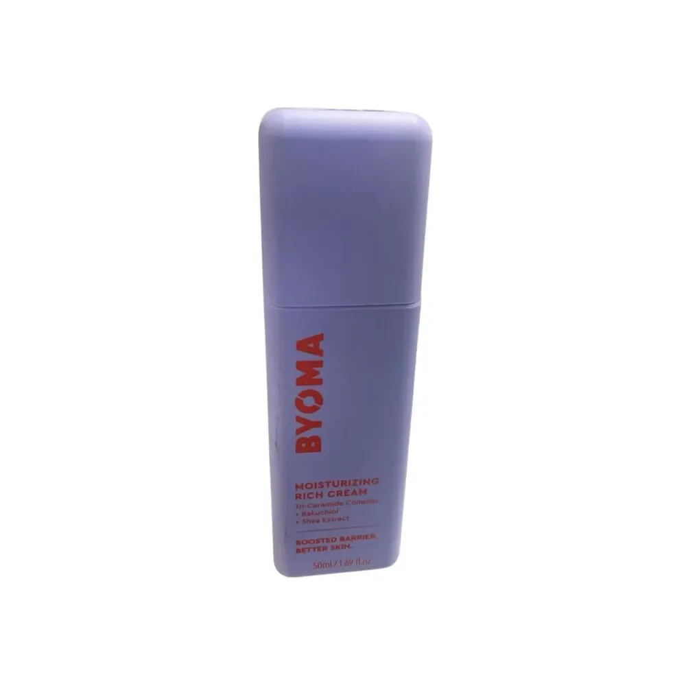 BYOMA Moisturizing Rich Cream 50ml‎ Tri-Ceramide Complex Bakuchiol Shea Extract